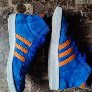Adidas Kareem Abdul-Jabbar Blue Suede Orange HI Sz 13  NY Knicks s-l1200.jpg main image 2